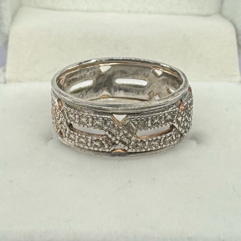 ESPO Vintage 925 Sterling Silver Ring Size 7
